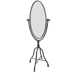DKD Home Decor Espejo Vestidor Birmingham 2023 Loft Negro 62 x 174 x 61 cm
