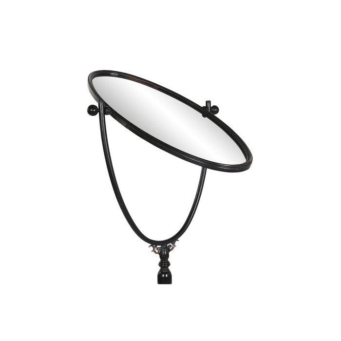 DKD Home Decor Espejo de Vestidor Metal y Cristal Negro 61x62x174 cm