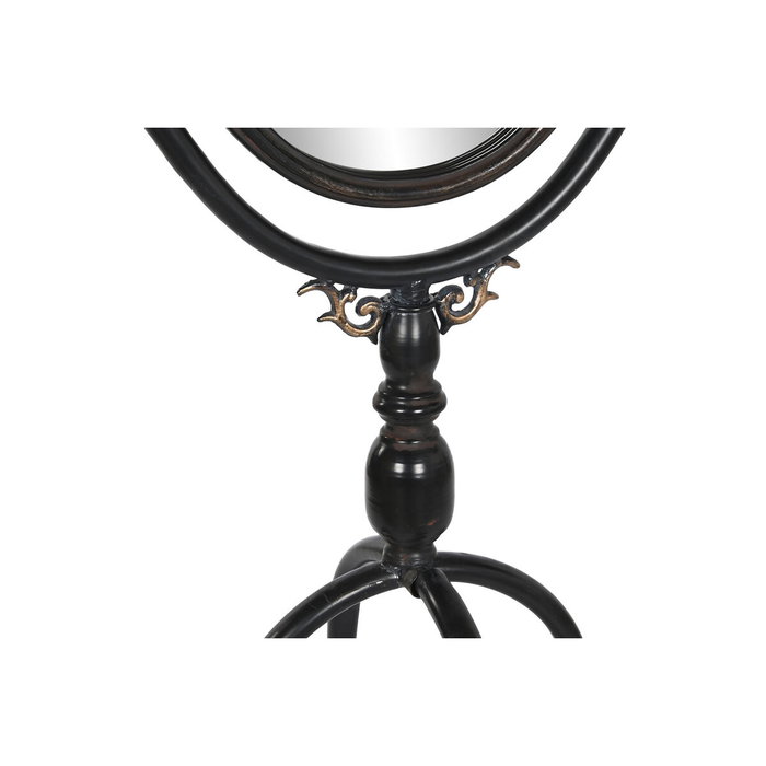 DKD Home Decor Espejo de Vestidor Metal y Cristal Negro 61x62x174 cm