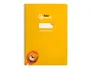 Liderpapel Cuaderno espiral A4 Pautaguía tapa blanda 80 hojas 75gr cuadro pautado 2,5mm color amarillo