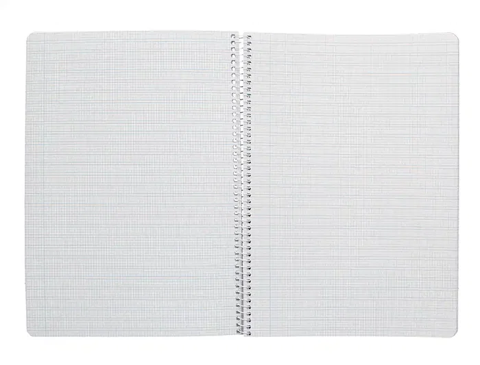 Liderpapel Cuaderno espiral A4 Pautaguía tapa blanda 80 hojas 75gr cuadro pautado 2,5mm color amarillo