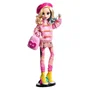 Monster High Muñeca Enid Sinclair con traje rosa y accesorios HXJ05