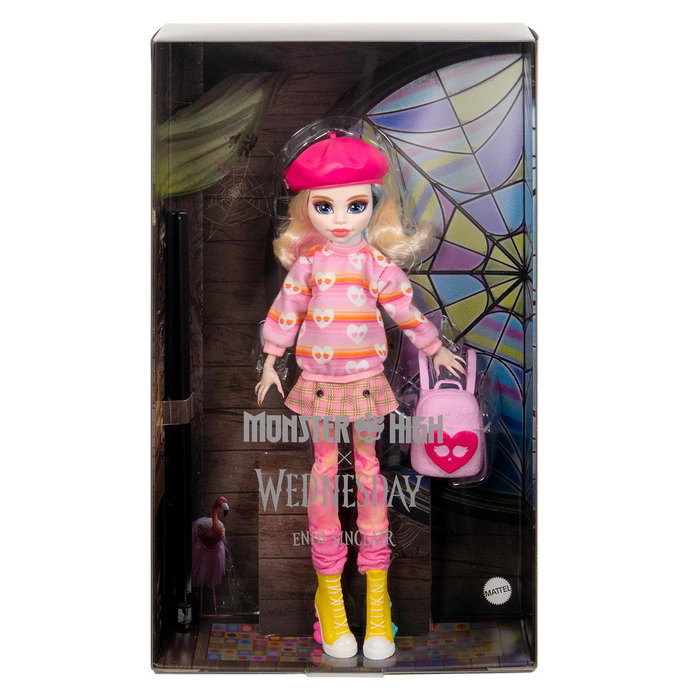 Monster High Muñeca Edin Sinclair Wednesday Hxj05 Mattel – Idioma Inglés, Francés, Alemán, Italiano, Portugués, Español Monster High Muñeca Edin Sinclair Wednesday Hxj05 Mattel – Idioma Inglés, Francés, Alemán, Italiano, Portugués, Español