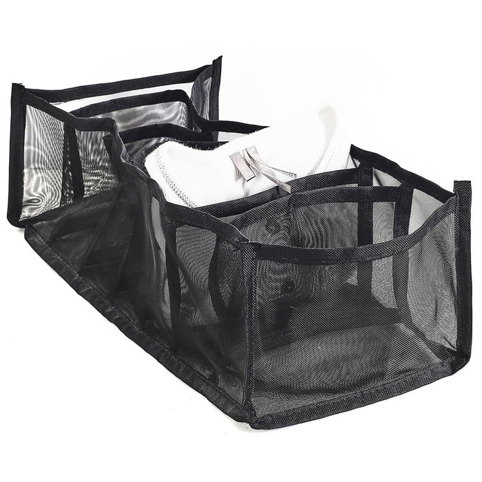 Je cherche une Idee Organizador de Ropa Interior con 7 Compartimentos 36x17x12 cm Malla Ventilada