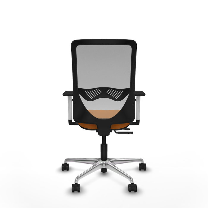 PIQUERAS Y CRESPO Silla de oficina Zulema con mecanismo Sincro/Traslack, Naranja y Gris PIQUERAS Y CRESPO Silla de oficina Zulema con mecanismo Sincro/Traslack, Naranja y Gris