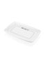 Hermia DLY007 Bandeja de Cerámica Blanca para Servir Comida 34 x 25 x 2 cm