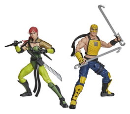Hasbro G.I. Joe Classified Series Pack de 2 Figuras Ninja Force Scarlett & T'Jbang 15 cm