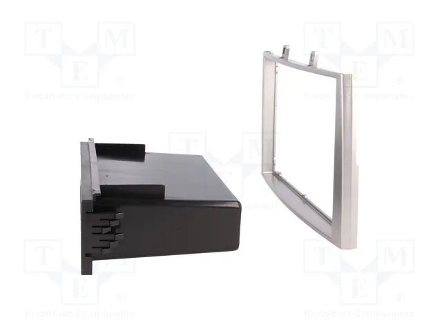 ACV Bastidor de montaje de radio para Peugeot 2 DIN, Plata