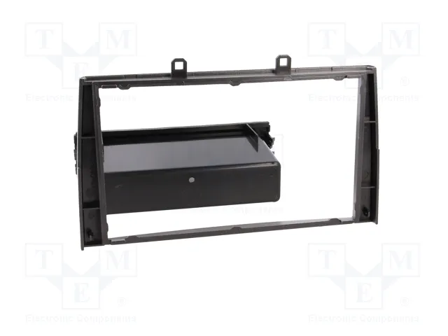 ACV Bastidor de montaje de radio para Peugeot 2 DIN, Plata