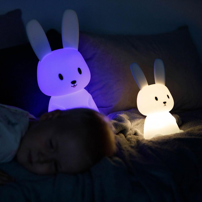 Luz nocturna Innogio GIORABBIT 136 MIDI Blanco Silicona