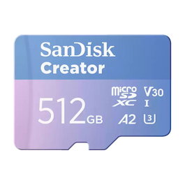 Sandisk Tarjeta MicroSDXC Creator 512GB Azul