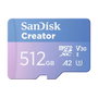 Sandisk Tarjeta MicroSDXC Creator 512GB Azul