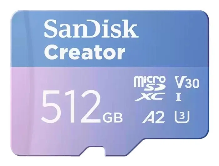 Sandisk SanDisk Creator MicroSDXC 512GB Azul