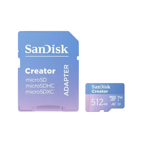 Sandisk SanDisk Creator MicroSDXC 512GB Azul