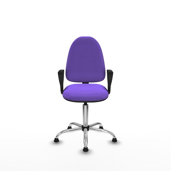 PIQUERAS Y CRESPO Silla de oficina Aýna Lila con base cromada PIQUERAS Y CRESPO Silla de oficina Aýna Lila con base cromada