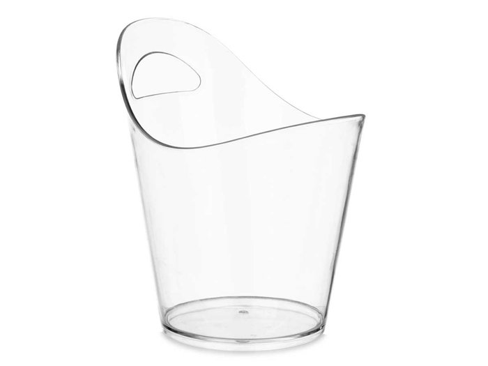 Kinvara Cubitera Botellas con Asa Diseño 5L Transparente 20.5x26.5x29 cm (Set de 6)