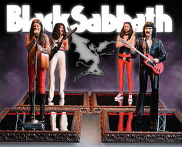 Black Sabbath Pack de Estatuas Rock Iconz Sabotage Era 23 cm