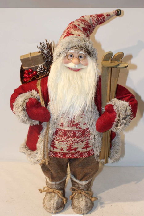 DKD Home Decor Figura Rojo Gris 22 x 48 x 42 cm