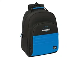 Mochila Escolar BlackFit8 Underground Azul Negro 32 x 42 x 15 cm