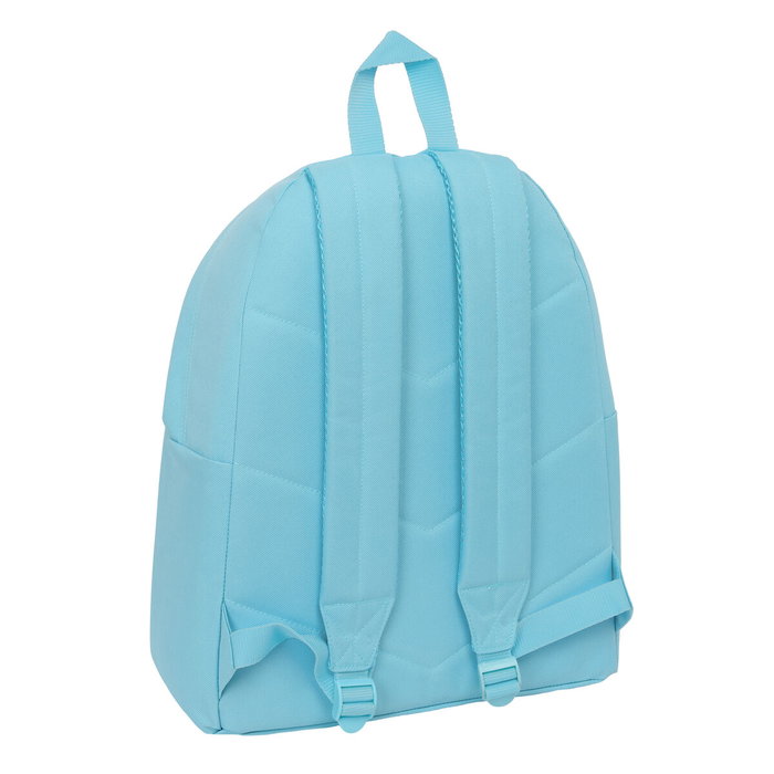 Mochila Escolar Benetton Celeste Celeste 33 x 42 x 15 cm