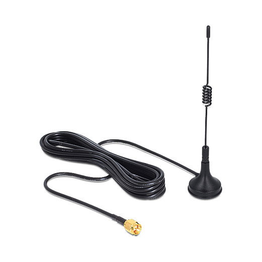 DeLOCK 88877 Antena ISM 433 MHz con conector SMA y base magnética DeLOCK 88877 Antena ISM 433 MHz con conector SMA y base magnética