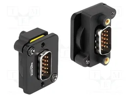 DeLOCK Módulo Keystone VGA macho a macho 87820 Negro