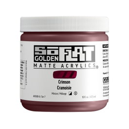 Golden SoFlat Acrílico Carmesí 473 ml