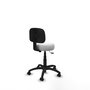 PIQUERAS Y CRESPO Silla Llanos giratoria blanca con base de poliamida