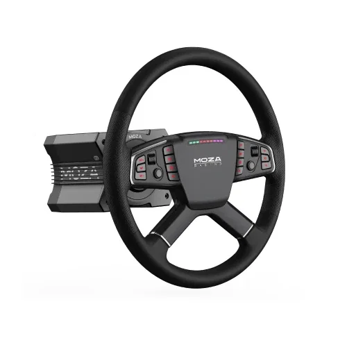 MOZA RACING Volante Truck Wheel TSW Negro PC Inalámbrico y Cable RS060