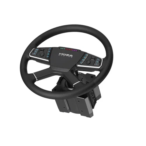 MOZA RACING Volante Truck Wheel TSW Negro PC Inalámbrico y Cable RS060