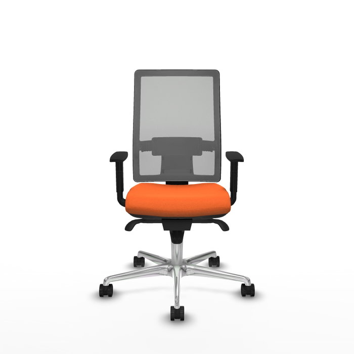 PIQUERAS Y CRESPO Silla de oficina Horna Naranja y Gris