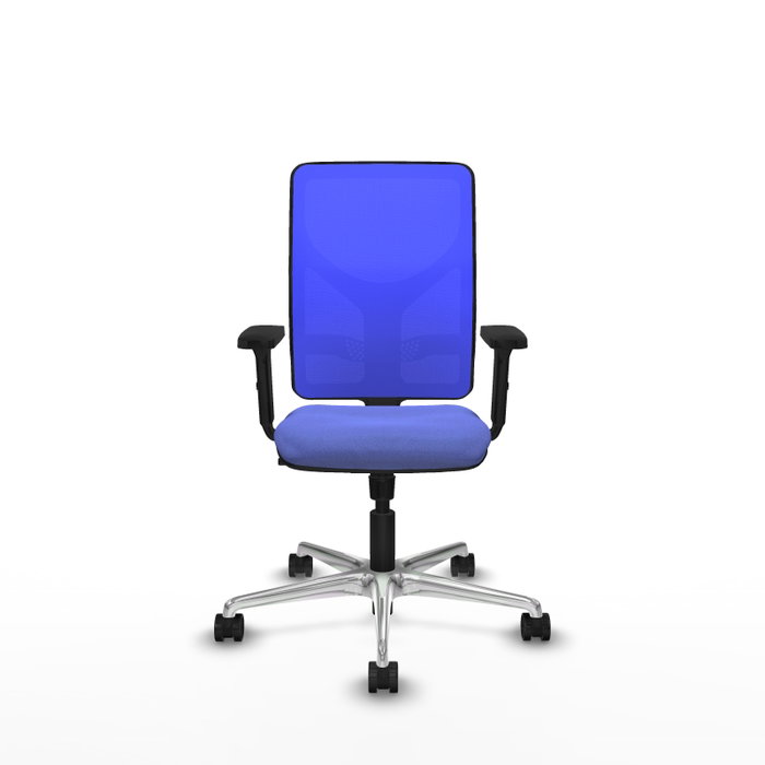PIQUERAS Y CRESPO Silla de oficina Motilla con mecanismo Sincro, Azul PIQUERAS Y CRESPO Silla de oficina Motilla con mecanismo Sincro, Azul
