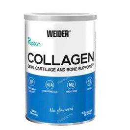 Weider Colágeno Hidrolizado con Ácido Hialurónico y Magnesio Sabor Neutro Complemento Alimenticio 300G