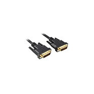 Sharkoon Cable DVI-D a DVI-D Dual Link (24+1) de 3 metros, Negro
