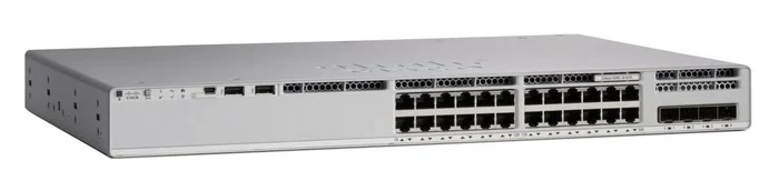 Cisco Catalyst 9200L Switch gestionado L3, 24 puertos 10G Ethernet (100/1000/10000) con PoE, Color Gris Cisco Catalyst 9200L Switch gestionado L3, 24 puertos 10G Ethernet (100/1000/10000) con PoE, Color Gris