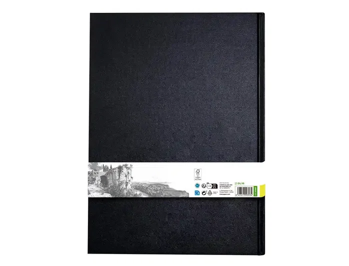 Liderpapel Bloc Dibujo Esbozos DIN A3 420x297 mm 100 Hojas 100 g/m2 Papel Certificado FSC para Grafito y Acuarela