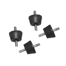 Conjunto Silentblock a35, Pack 4 Silentblocks M8, Goma/Acero, Medida 6,3 x 3,5 cm