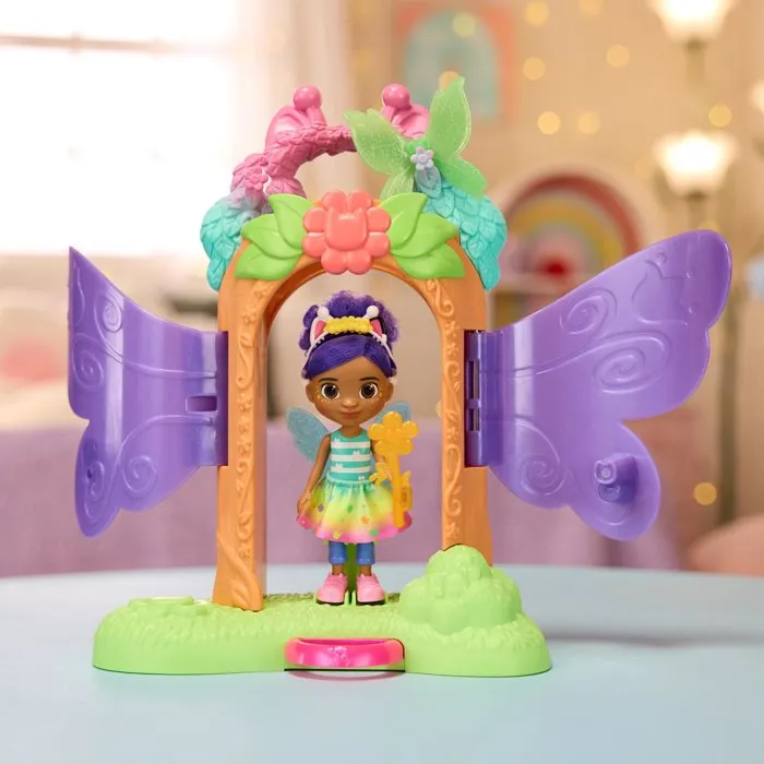 Spin Master Gabby y la Casa Mágica - Set de juego de muñecas transformables Fairylandia para mayores de 3 años SPI6075629