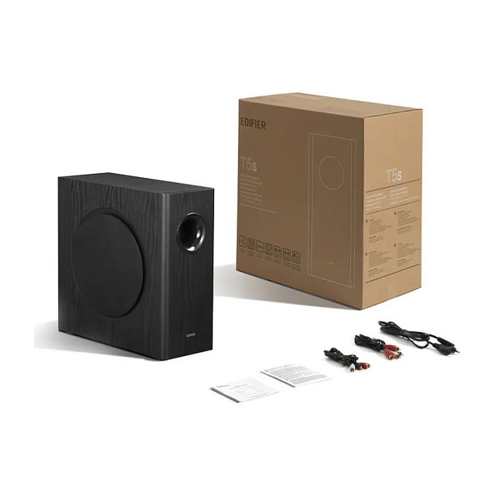 Edifier T5S Active Subwoofer 70W Altavoz de Subgraves Negro 8" 35-115 Hz