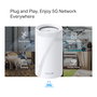 TP-Link Deco BE65-5G(1-pack) Sistema de malla WiFi 7 Whole Home Router Tribanda 2.4/5/6 GHz, Blanco