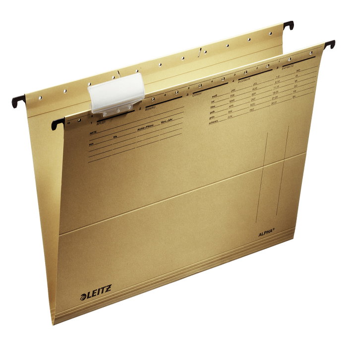 LEITZ ALPHA® Carpeta colgante A4 Marrón