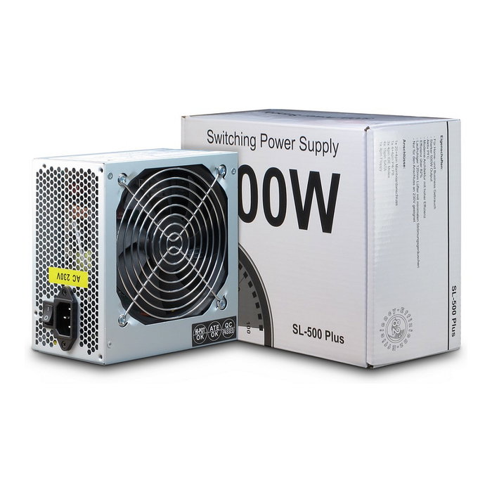 Inter-Tech SL-500 Plus 500 W ATX Plata Inter-Tech SL-500 Plus 500 W ATX Plata