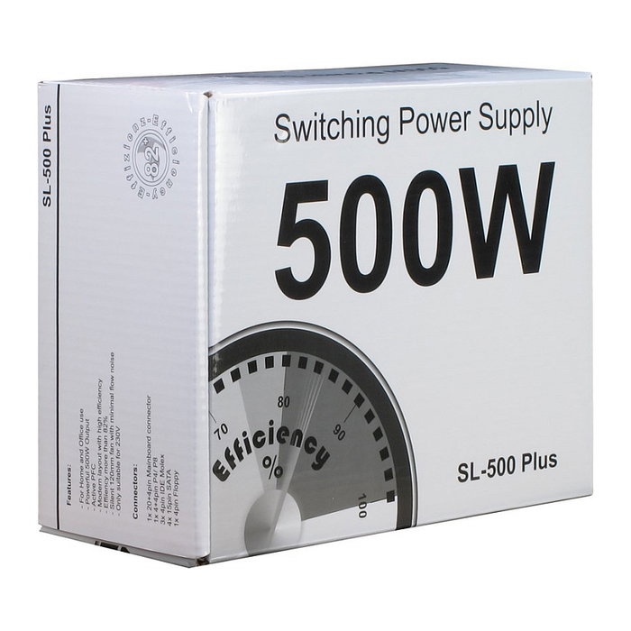 Inter-Tech SL-500 Plus 500 W ATX Plata Inter-Tech SL-500 Plus 500 W ATX Plata