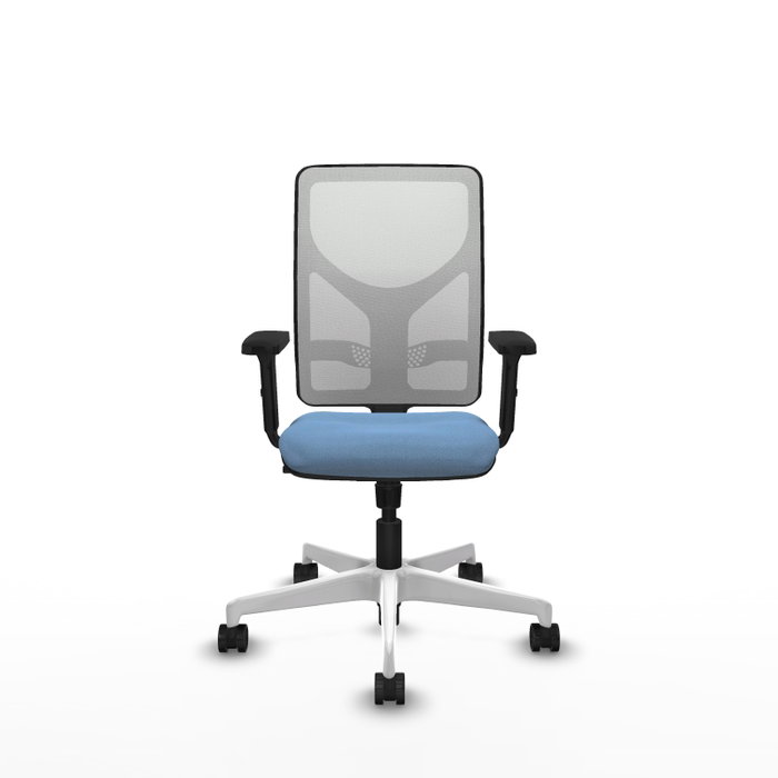 PIQUERAS Y CRESPO Silla de oficina Motilla con mecanismo Sincro Azul cielo y Blanco PIQUERAS Y CRESPO Silla de oficina Motilla con mecanismo Sincro Azul cielo y Blanco