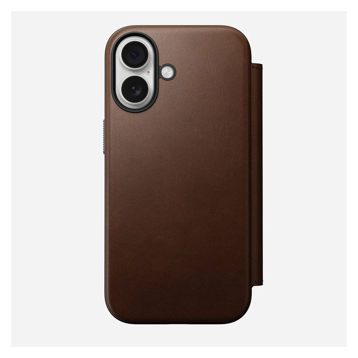Nomad Funda Modern Leather Folio para iPhone 17 Marrón - Ref: Nomad Modern Leather Folio iPhone 17 Brown Nomad Funda Modern Leather Folio para iPhone 17 Marrón - Ref: Nomad Modern Leather Folio iPhone 17 Brown