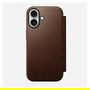 Nomad Funda Modern Leather Folio para iPhone 17 Marrón - Ref: Nomad Modern Leather Folio iPhone 17 Brown