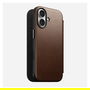Nomad Funda Modern Leather Folio para iPhone 17 Marrón - Ref: Nomad Modern Leather Folio iPhone 17 Brown