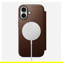 Nomad Funda Modern Leather Folio para iPhone 17 Marrón - Ref: Nomad Modern Leather Folio iPhone 17 Brown