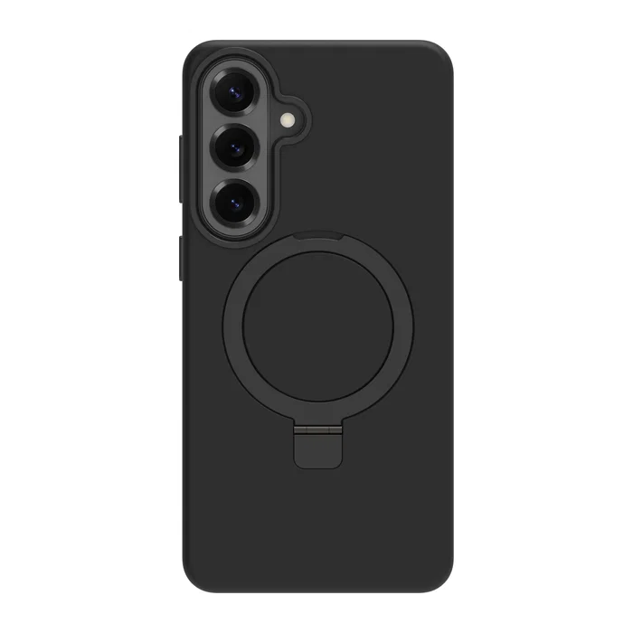 dbramante1928 Roskilde Funda con Soporte MAG Kick ICON para Samsung Galaxy S26+ - 17 cm (6.7") - Resistente a Impactos - Carga Inalámbrica - Color Midnight Marina