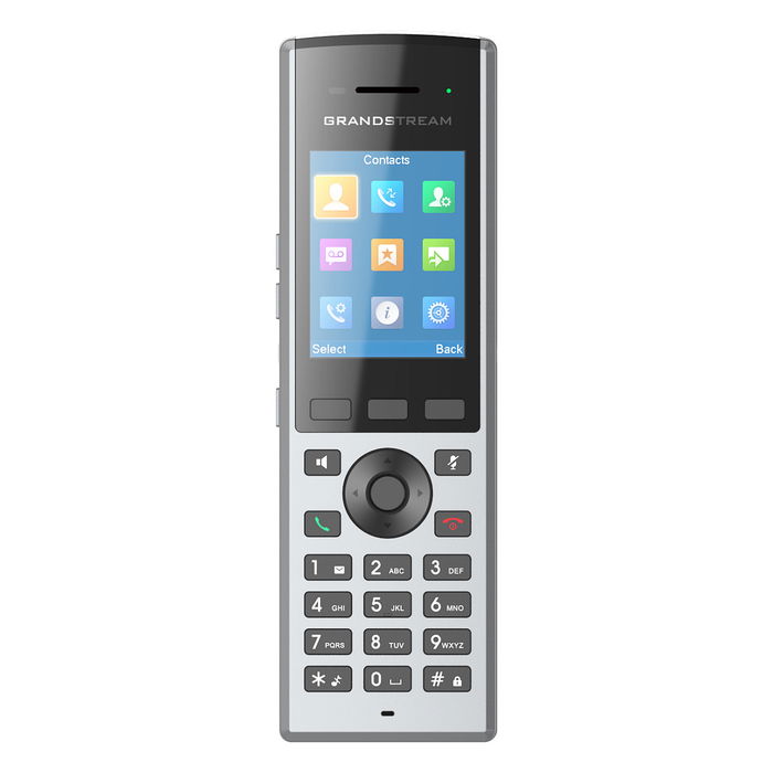 Grandstream DP730 Teléfono IP Inalámbrico DECT Negro Gris 10 Líneas Pantalla 2.4" Largo Alcance